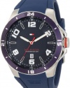 Tommy Hilfiger Men's 1790862 Sport Bezel and Silicon Strap Watch