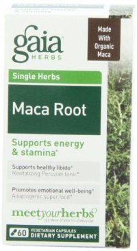 Gaia Herbs Maca Root, 60 Liquid Phyto-Capsules Gaia Herbs Maca Root, 60 Liquid Phyto-Capsules