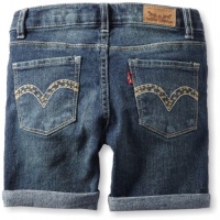 Levi's Girls 7-16 Creekside Midi Short, Blue Drama, 12 Levi's Girls 7-16 Creekside Midi Short, Blue Drama, 12