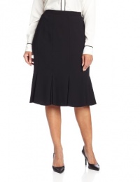 Kasper Women's Plus-Size Crepe Paneled Skirt Kasper Women's Plus-Size Crepe Paneled Skirt