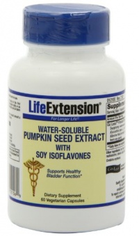 Life Extension Water-Soluble Pumpkin Seed Extract Veggie Caps, 60-Count Life Extension Water-Soluble Pumpkin Seed Extract Veggie Caps, 60-Count