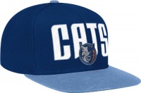 NBA Charlotte Bobcats Wool Blend Adjustable Snapback Hat, One Size,Blue NBA Charlotte Bobcats Wool Blend Adjustable Snapback Hat, One Size,Blue