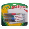 Crayola 4CT Dry Erase Markers Fine Line Bullet Tip