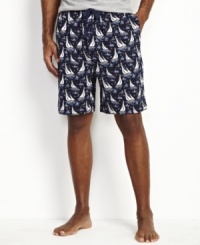 Don't be short on sleepwear style with these pajama bottoms from Nautica. Don't be short on sleepwear style with these pajama bottoms from Nautica.