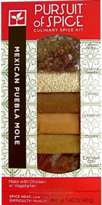 Pursuit of Spice Mexican Puebla Mole, 1.4 Ounce Pursuit of Spice Mexican Puebla Mole, 1.4 Ounce