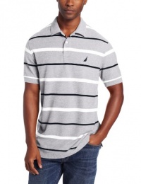 Nautica Men's Short Sleeve Stripe Deck Polo Nautica Men's Short Sleeve Stripe Deck Polo