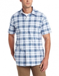 Nautica Men's Short Sleeve Oxford Large Plaid Shirt Nautica Men's Short Sleeve Oxford Large Plaid Shirt
