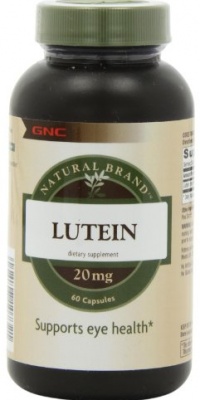 Gnc Natural Brand Lutein 20 Mg Capsules, 60 Count