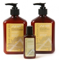 Amir Argan Oil Shampoo and Conditioner Duo (12 oz) with a FREE Travel Moisturizer (2 oz) Set Amir Argan Oil Shampoo and Conditioner Duo (12 oz) with a FREE Travel Moisturizer (2 oz) Set
