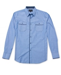 Make your shirt work for you with this workshirt-inspired version of classic cool from No Retreat.