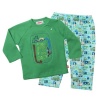 Zutano Baby-Boys Infant Catch Me Applique Shirt and Pant Set, Multi, 12 Months