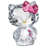 Swarovski Hello Kitty Pink Bow Figurine Swarovski Hello Kitty Pink Bow Figurine