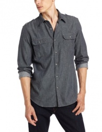 DKNY Jeans Men's Long Sleeve Twill Neps DKNY Jeans Men's Long Sleeve Twill Neps