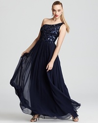 Aidan Mattox Gown - Sequin One Shoulder Aidan Mattox Gown - Sequin One Shoulder