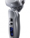 Panasonic ES-LA63-S Men's 4-Blade (Arc 4) Multi-Flex Dual-Motor Wet/Dry Rechargeable Electric Shaver with Nanotech Blades, Silver