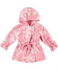 Hawke & Co. Watercolor Blossom Raincoat (Sizes 4 - 6X) - cotton candy, 5 Hawke & Co. Watercolor Blossom Raincoat (Sizes 4 - 6X) - cotton candy, 5