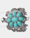 Trendy Fashion Jewelry - Color Stone Turtle Bracelet - By Fashion Destination (Turquoise) | Free Shipping