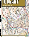 Streetwise Tuscany Map - Laminated Road Map of Tuscany, Italy - Folding pocket size travel map