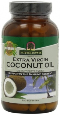 Nature's Answer Coconut Oil Capsules, 120 Count Nature's Answer Coconut Oil Capsules, 120 Count