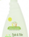 BabyGanics Scrub-a-Tub,Tub and Tile Cleaner, Unscented, 32 Fluid Ounce