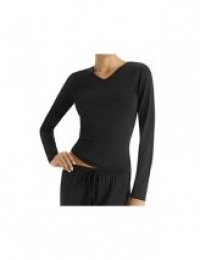 Calvin Klein Women's Essentials Long Sleeve Sleep V-neck, Black, Small Calvin Klein Women's Essentials Long Sleeve Sleep V-neck, Black, Small