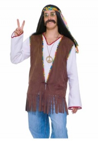 Forum Novelties Inc Men's Male Fringed Suede Hippie Vest Forum Novelties Inc Men's Male Fringed Suede Hippie Vest