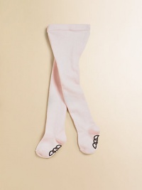 Stretchy knit cotton tights are extra thick and opaque to keep little legs cozy and warm.Elastic waistbandRubber logo feet for extra traction80% cotton/17% nylon/3% spandexMachine washImported Stretchy knit cotton tights are extra thick and opaque to keep little legs cozy and warm.Elastic waistbandRubber logo feet for extra traction80% cotton/17% nylon/3% spandexMachine washImported