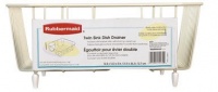 Rubbermaid Home 6008-AR-BISQU Twin Sink Dish Drainer Rubbermaid Home 6008-AR-BISQU Twin Sink Dish Drainer