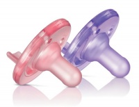 Philips 2 Pack AVENT Soothie Pacifier, Pink/Purple, 0-3 Months Philips 2 Pack AVENT Soothie Pacifier, Pink/Purple, 0-3 Months