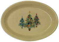 Fiesta 13-5/8-Inch Oval Platter, Christmas Tree Fiesta 13-5/8-Inch Oval Platter, Christmas Tree