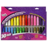 TULIP 28140 Dimensional Fabric Paint, Slick, 30-Pack TULIP 28140 Dimensional Fabric Paint, Slick, 30-Pack