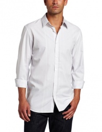 Calvin Klein Sportswear Men's Long Sleeve Varigated Stripe Woven Shirt Calvin Klein Sportswear Men's Long Sleeve Varigated Stripe Woven Shirt