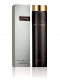 The luxurious body lotion intensely moisturizes and leaves skin hydrated and lightly scented with the sensual scent of Donna Karan Woman. 6.7 oz. 