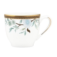 Like palace grounds with meticulous landscaping, Palatial Garden is a study in detail. The accent plate is a work of art in itself showcasing a majestic pheasant. Luscious chocolate and turquoise hues banded in precious gold accent beautiful floral designs to create this regal pattern. Like palace grounds with meticulous landscaping, Palatial Garden is a study in detail. The accent plate is a work of art in itself showcasing a majestic pheasant. Luscious chocolate and turquoise hues banded in precious gold accent beautiful floral designs to create this regal pattern.