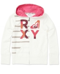 Sunny style. The sun-bleached style of this hoodie from Roxy is a unique look for her and a Macy's exclusive!