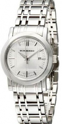 Burberry Silver Dial Stainless Steel Ladies Watch BU1351