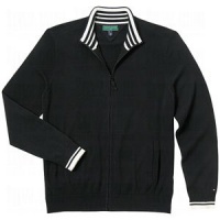 Hilfilger lazarus zip mock sweater black m Hilfilger lazarus zip mock sweater black m