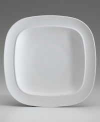 Add easy elegance to your table with a contemporary twist on white dinnerware and dishes. The White Squares collection from Denby offers square plates that feature fresh, softly rounded rectangular dinner plates for flattering tabletop dimension. Add easy elegance to your table with a contemporary twist on white dinnerware and dishes. The White Squares collection from Denby offers square plates that feature fresh, softly rounded rectangular dinner plates for flattering tabletop dimension.