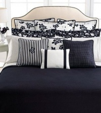 Ralph Lauren Regent Cotton Bed Blanket - Black Ralph Lauren Regent Cotton Bed Blanket - Black