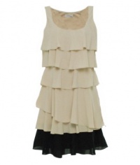 Calvin Klein Scoop Neck Layered Dress Calvin Klein Scoop Neck Layered Dress
