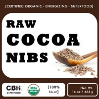 Raw Organic Cocoa Nibs (16 oz) by CBH Raw Organic Cocoa Nibs (16 oz) by CBH