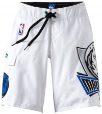 Quiksilver Boys 8-20 Mavericks Nba Boardshort, White, 30 Quiksilver Boys 8-20 Mavericks Nba Boardshort, White, 30