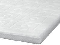SensorPedic 3-Inch Luxury Memory Foam Mattress Topper, White, King SensorPedic 3-Inch Luxury Memory Foam Mattress Topper, White, King