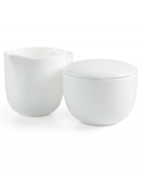 Set 5-star standards for your table with this sleek sugar and creamer set from Hotel Collection. Balancing a delicate look and exceptional durability, the translucent Bone China collection of dinnerware and dishes is designed to cater virtually any occasion. Set 5-star standards for your table with this sleek sugar and creamer set from Hotel Collection. Balancing a delicate look and exceptional durability, the translucent Bone China collection of dinnerware and dishes is designed to cater virtually any occasion.