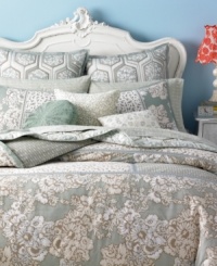 Petal perfect. Embroidered daisy blossoms in cool hues add a playful touch to your Pastiche bed from Style&co. Featuring zipper closure. (Clearance) Petal perfect. Embroidered daisy blossoms in cool hues add a playful touch to your Pastiche bed from Style&co. Featuring zipper closure. (Clearance)