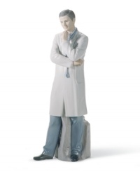 Just what the doctor ordered, this elegant figurine from Lladro is the antidote to sterile waiting rooms and medical facilities in glossy, handcrafted porcelain. Just what the doctor ordered, this elegant figurine from Lladro is the antidote to sterile waiting rooms and medical facilities in glossy, handcrafted porcelain.