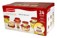 Rubbermaid Easy Find Lid 24-Piece Food Storage Container Set Rubbermaid Easy Find Lid 24-Piece Food Storage Container Set