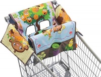 Infantino Shop and Play Cart Cover, Monkey Garden Infantino Shop and Play Cart Cover, Monkey Garden