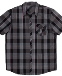 In a big, bold plaid, this shirt from O'Neill is a rugged take on your standard weekend rotation. In a big, bold plaid, this shirt from O'Neill is a rugged take on your standard weekend rotation.