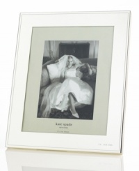 Polished to a lustrous mirror-like finish, this elegant and simple frame is crafted in silver-plated metal, making your most magical moments shine even more. With Mr. & Mrs. engraved in the bottom right corner. Polished to a lustrous mirror-like finish, this elegant and simple frame is crafted in silver-plated metal, making your most magical moments shine even more. With Mr. & Mrs. engraved in the bottom right corner.